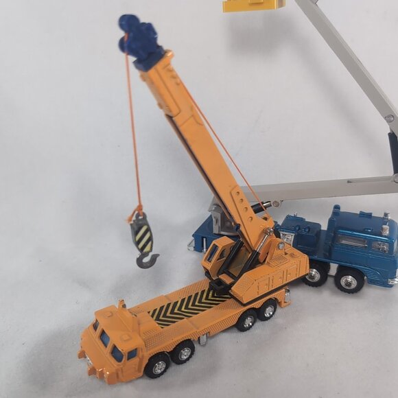 2 Shinsei Mini Power K1300 911NC Kato NK-750 Jumbo Crane 4105 Aerial Work Blue - Picture 2 of 16